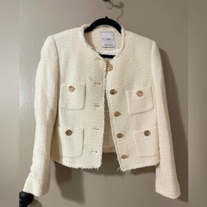 MANGO Pocket tweed jacket